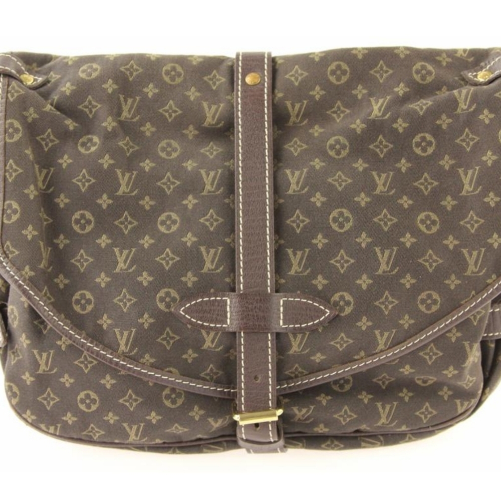 Louis Vuitton Samur Mini Lin Canvas Bag